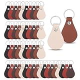 BTSKY 50-teiliges Schlüsselanhänger-Set aus PU-Leder – 5 Farben,...