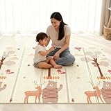 Soontrans Krabbelmatte Baby, Spielmatte Baby Faltbar, 200x180x1cm, Play Mat...