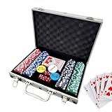 Chips Poker-Set | Texas Holdem Pokerchips in Aluminiumbox | große Menge...