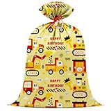 Uosrua Extra große Geschenktüte aus Kunststoff, Happy Birthday für...