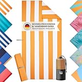 Blumtal Strandhandtuch 90x180 cm aus Mikrofaser - kompaktes und...