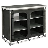 CampFeuer Campingschrank faltbar | 102 cm x 47 cm x 82 cm | Campingküche...