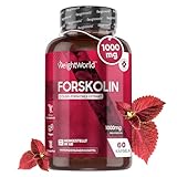 Forskolin Kapseln - 1000mg Coleus Forskohlii Extrakt - 60 Kapseln - Für...