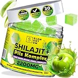 Natural Shilajit Gummies - Premium Pilz-Komplex mit Löwenmähne, Reishi,...