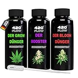 420Flow Cannabis Dünger-Set: Grow, Bloom & Booster – Komplettset für...