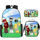 Sp𝒓u𝒏𝒌𝒊 Kinderrucksäcke 3 Teiliges Set,Schulrucksack Mädchen...