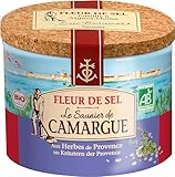 Le Saunier de Camargue Fleur De-Sel Kräuter Provence in 125 g Dose,...