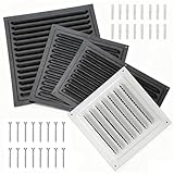 Weiß Lüftungsgitter 150mmx150mm Wetterschutzgitter Aluminiumlegierung,...