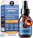 Ultra Pur MagnesiumÖl Spray 100ml - 100% Natürlich Reines Zechstein Öl...
