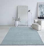 Mia´s Teppiche Taos kuscheliger Kurzflor Teppich, Anti-Rutsch Unterseite,...