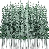 LWAIX Künstliche Eukalyptus 30Stk Eukalyptus Künstlich Pflanze Deko Für...