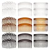 18 Stück Französische Seitenkämme, Kunststoff-Seitenhaarzwirn,...