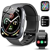 Smartwatch Damen Herren, 1.95' Smartwatch mit Bluetooth Anruf Textfunktion,...