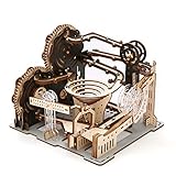 Hallisun Kugelbahnen 3D Holzpuzzle für Erwachsene, Murmel Labyrinth...