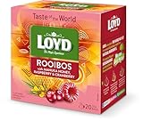 LOYD® Rooibos Tee Manuka Himbeer Cranberry - 1 Box - 20 Teebeutel - 34 g -...