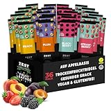 Zest Delites Fruchtriegel, Apple-Basiert Gesunde Snacks, Glutenfreie...