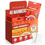 BRAMBLE 40 Handwärmer Wiederverwendbar (20 Doppelpackungen, 8 Stunden...