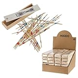 Posten Anker Mikado Stäbchen, Holzkiste mit 41-Teilig, 19cm Pickup Sticks...