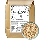 Bio Haferflocken (2,5 kg) - GEKEIMT - Vollkorn - Basisch - Kernig & ideal...