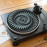 Trippy Optische Illusion Slipmat für Plattenspieler | Weich Hochwertiger...