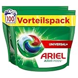 Ariel Waschmittel Pods All-in-1, Flüssigwaschmittel Kapseln 100...