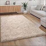 Paco Home Hochflor Teppich Kuschelig Modern Shaggy Flokati Stil Gemütlich...