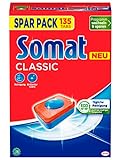 Somat Classic Spülmaschinen Tabs(135 Tabs), Geschirrspül Tabs für eine...
