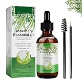 2.02oz Rosmarinöl Haare,Ätherisches Rosmarinöl für Haarwuchs,Rosmarin...