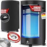 KESSER® Gasheizer Keramik 4200 Watt Gas Heizstrahler inkl. Gasdruckregler...