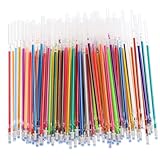 CONGARTENO 100 Stück Bunte Gelstift Ersatzminen Feine Spitze Langlebige...