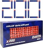 Airlab 200 Pfeile Darts für Nerf Zubehör, Darts für N-Strike Elite...