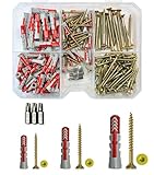 Fischer Dübel Set incl Schrauben und Torx Bits (164Teile) DuoPower...