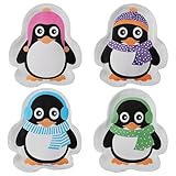 4er Set Taschenwärmer Pinguin (tolles Wichtelgeschenk) Handwärmer,...