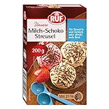 RUF Milch Schoko-Streusel, Schokoladen-Streusel, ideal auf Brot, für bunte...