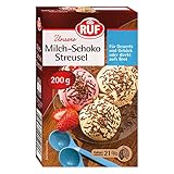 RUF Milch Schoko-Streusel, Schokoladen-Streusel, ideal auf Brot, für bunte...