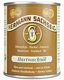 Hermann Sachse Hartwachsöl farblos 750 ml – 2-in-1 Holzpflegeöl & Wachs...