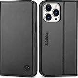 SHIELDON Hülle für iPhone 14 Pro Max Handyhülle TPU [Echtleder]...