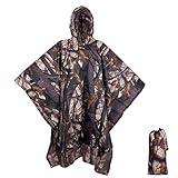 BALIGO 3-in-1 Mehrzweck Regenponcho Wasserdicht, Leicht & Schnell...