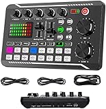 Live-Soundkarte und Audio-Interface mit DJ-Mixer-Effekten und...