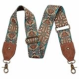 Nefelibata Breiter Schulterriemen,2' Verrücktes Pferdeleder Verstellbarer...