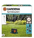 Gardena Sprinklersystem Komplett-Set mit Versenk-Viereckregner OS 140:...