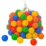 LittleTom 120 Bunte Bälle für Bällebad 5,5cm Babybälle Plastikbälle...