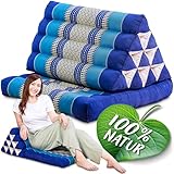 Namasdee Thaikissen 1 Auflage 75x50x8cm mit 100% natürlicher Kapokfüllung...
