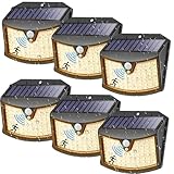 Giliwosy Solarleuchte für den Außenbereich, 6 Paket/3 Modi, IP65,...