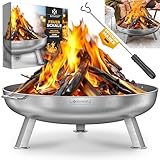 KESSER® Feuerschale 2,5mm Stahldicke | Feuerkorb Ø70cm Edelstahl |...