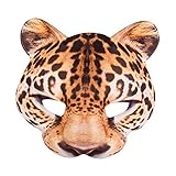 Boland - Halbmaske, Tiermaske mit realistischem Druck und Gummizug, ideal...