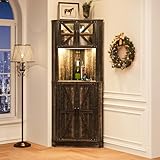 Lvifur Eck Küchenschrank mit Große Speicherkapazität,Buffetschrank mit 2...