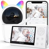 CZEview 2K 3MP Babyphone mit Kamera, WLAN Video babyfone mit APP,...