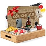 BASICBIRD® Couchbar Snackbox mit 3X Snackschale - Organizer Tablett -...