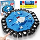 Wortspiel, Brettspiele für Kinder und Erwachsene mit 2 Modi, 24 Tasten...